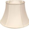 15" White Drum Monay Shantung Lampshade