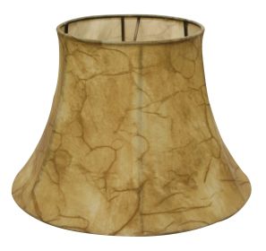 18" Antique Parchment Shallow Drum Parchment Lampshade