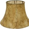 18" Antique Parchment Shallow Drum Parchment Lampshade