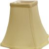 14" Antique White Premium Square Monay Shantung Lampshade