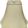 14" Ivory Premium Square Monay Shantung Lampshade