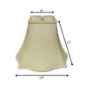 18" Ivory Premium Square Monay Shantung Lampshade