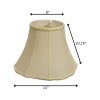 14" Ivory Octagon Monay Shantung Lampshade