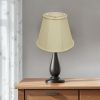 16" Ivory Slanted Empire Monay Shantung Lampshade