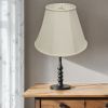 20" White Slanted Empire Monay Shantung Lampshade