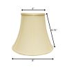 8" Ivory Premium Bell No Slub Lampshade
