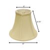 8" Antique White Premium Bell Monay Shantung Lampshade