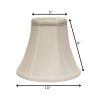 10" Snow Premium Bell No Slub Lampshade