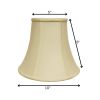 10" Ivory Premium Bell Monay Shantung Lampshade