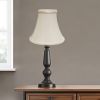 12" White Premium Bell Monay Shantung Lampshade
