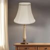 18" Snow Premium Bell No Slub Lampshade