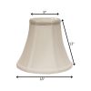 18" Snow Premium Bell No Slub Lampshade