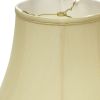 14" Antique White Altered Bell Monay Shantung Lampshade