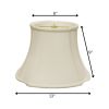 Cream Monay Shantung Silk Oval 13 Bottom