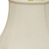 Cream Monay Shantung Silk Oval 19 Bottom
