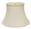 Cream Monay Shantung Silk Oval 19 Bottom