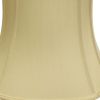 19" Antique White Reversed Oval Monay Shantung Lampshade