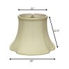19" Ivory Reversed Oval Monay Shantung Lampshade