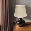 18" Biege Sloped Euro Bell Pongee Shantung Lampshade