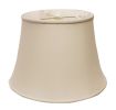 18" Biege Sloped Euro Bell Pongee Shantung Lampshade