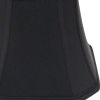 12" Black with Bronze Lining Slanted Square Bell No Slub Lampshade