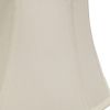 12" White Slanted Square Bell Monay Shantung Lampshade