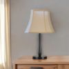 14" Ivory Slanted Square Bell Monay Shantung Lampshade