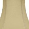 14" Pale Brown Slanted Square Bell Linen Lampshade