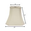 16" Inherent Slanted Square Bell Linen Lampshade