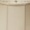 19" Off White Throwback Drum Linen Lampshade
