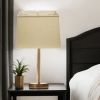 16" Pale Brown Throwback Rectangle Linen Lampshade