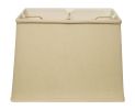 16" Pale Brown Throwback Rectangle Linen Lampshade