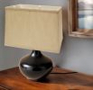18" Golden Fiber Throwback Rectangle Burlap Lampshade