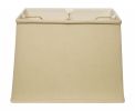 18" Pale Brown Throwback Rectangle Linen Lampshade