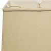 18" Pale Brown Throwback Rectangle Linen Lampshade