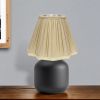 10" Pearl Grey Slanted Fancy Square Shantung Lampshade