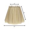 12" Pearl Grey Slanted Fancy Square Shantung Lampshade