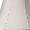 12" Cream Slanted Bell Shantung Lampshade