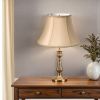 18" Vintage Gold Slanted Bell Shantung Lampshade