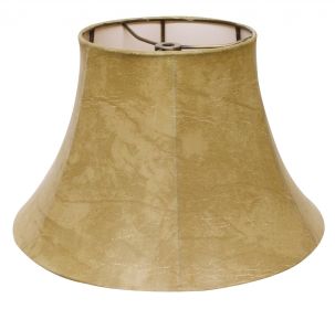 12" Faux Snakeskin Slanted Softback Parchment Lampshade