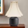18" Ivory Slanted Notch Square Shantung Lampshade