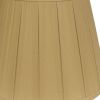 14" Primrose Slanted Crimped Box Shantung Lampshade