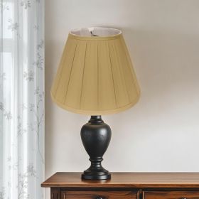 18" Primrose Slanted Crimped Box Shantung Lampshade