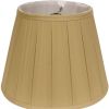 19" Primrose Slanted Crimped Box Shantung Lampshade