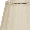 20" Ivory Slanted English Box Shantung Lampshade