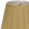 20" Honey Slanted English Box Shantung Lampshade