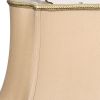 12" Vintage Gold Premium Oblong Shantung Lampshade