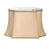 14" Vintage Gold Premium Oblong Shantung Lampshade