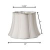 10" Cream Melon Scallop Shantung Lampshade