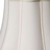 14" Cream Melon Scallop Shantung Lampshade
